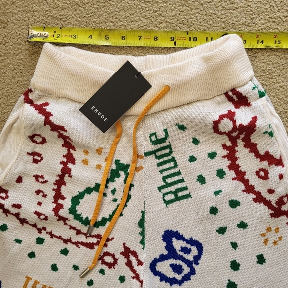 Rhude Multicolor Knit Shorts - Picture 12 of 13